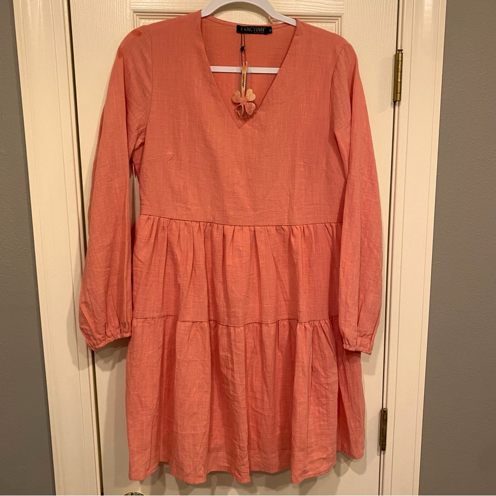 FANCYINN boho v neck dress